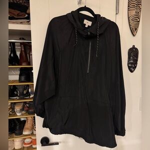 BP Black Hooded Pullover Jacker